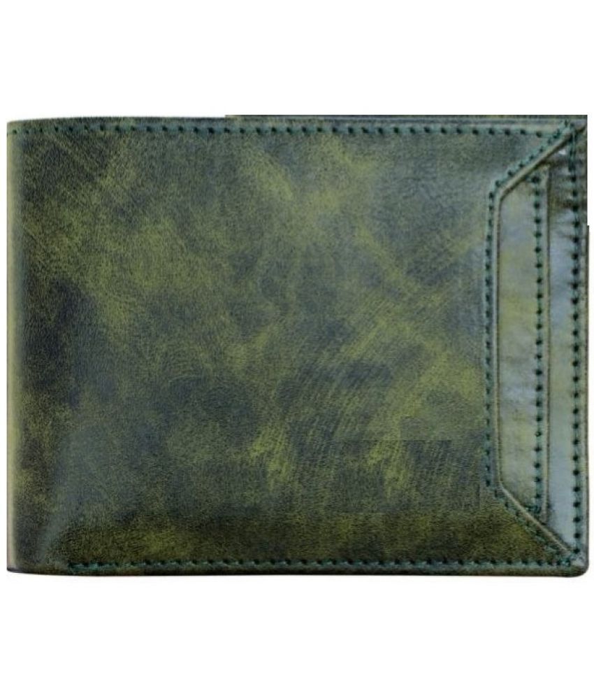     			FILL CRYPPIES - Green Canvas Men's Regular Wallet ( Pack of 1 )