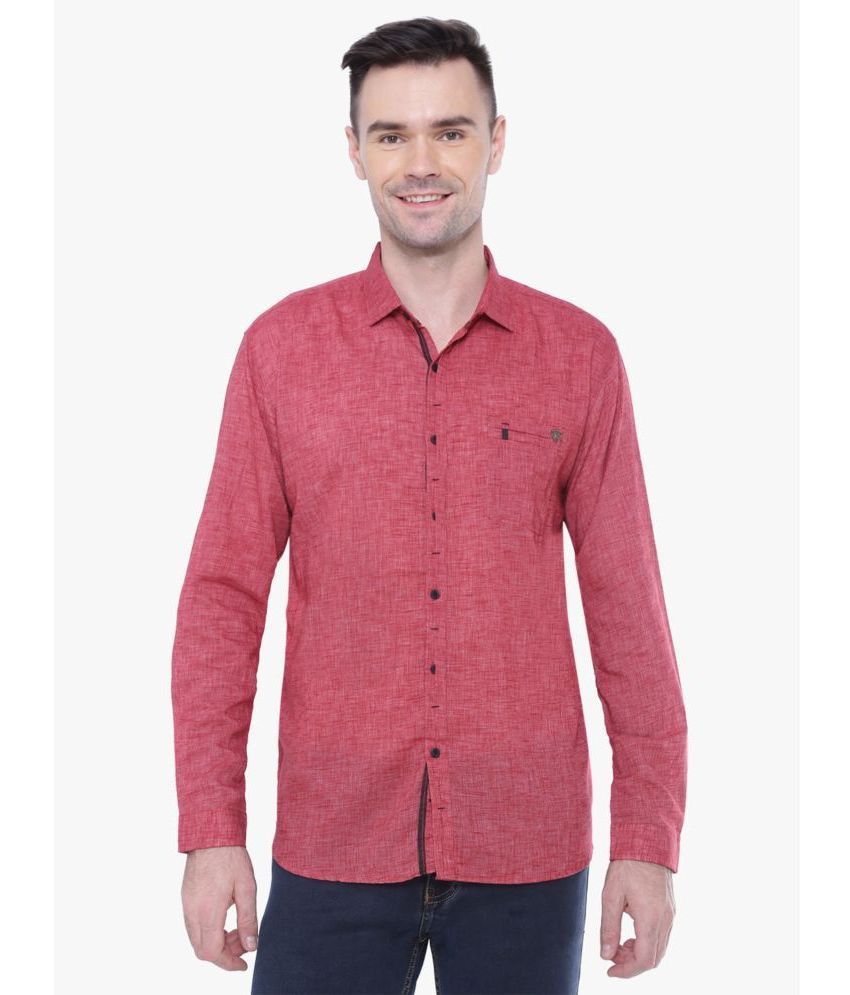     			Kuons Avenue - Red 100% Cotton Regular Fit Men's Casual Shirt ( Pack of 1 )