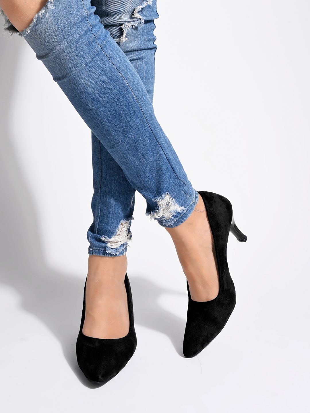     			Shoetopia - Black Women's Pumps Heels