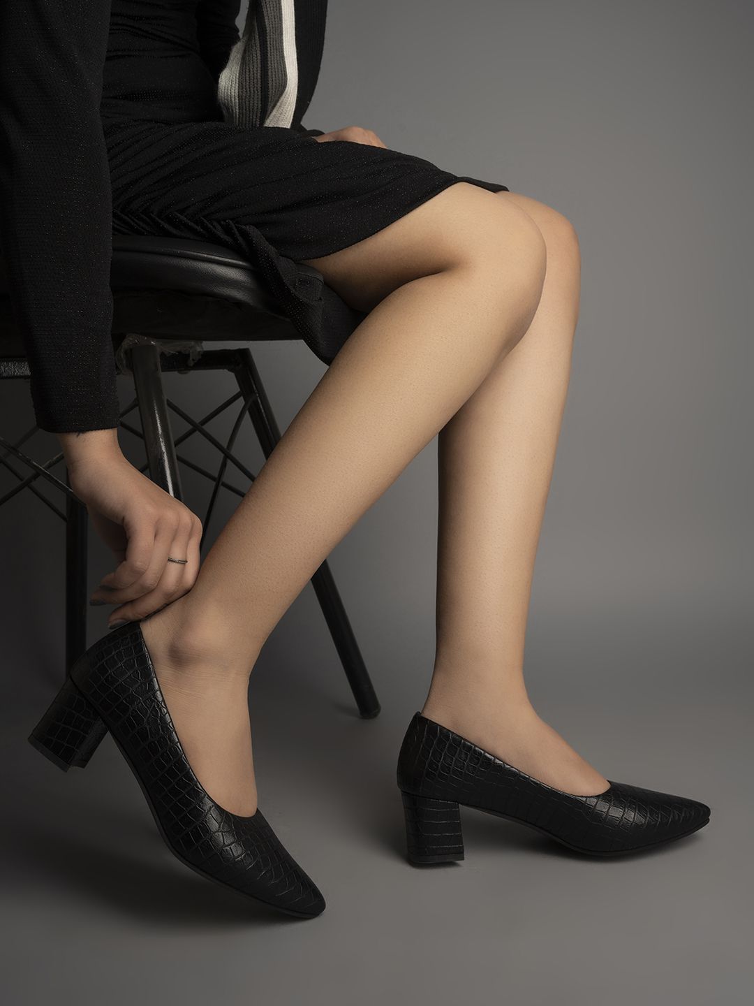     			Shoetopia - Black Women's Pumps Heels