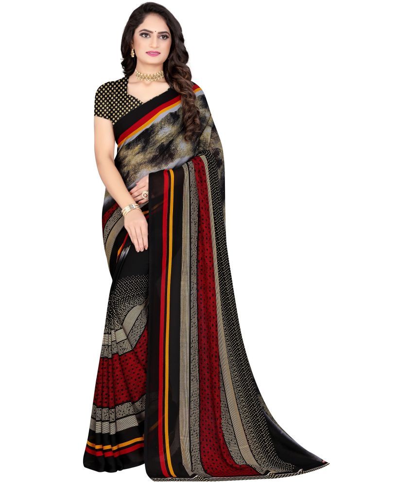     			LEELAVATI - Multicolor Georgette Saree With Blouse Piece ( Pack of 1 )