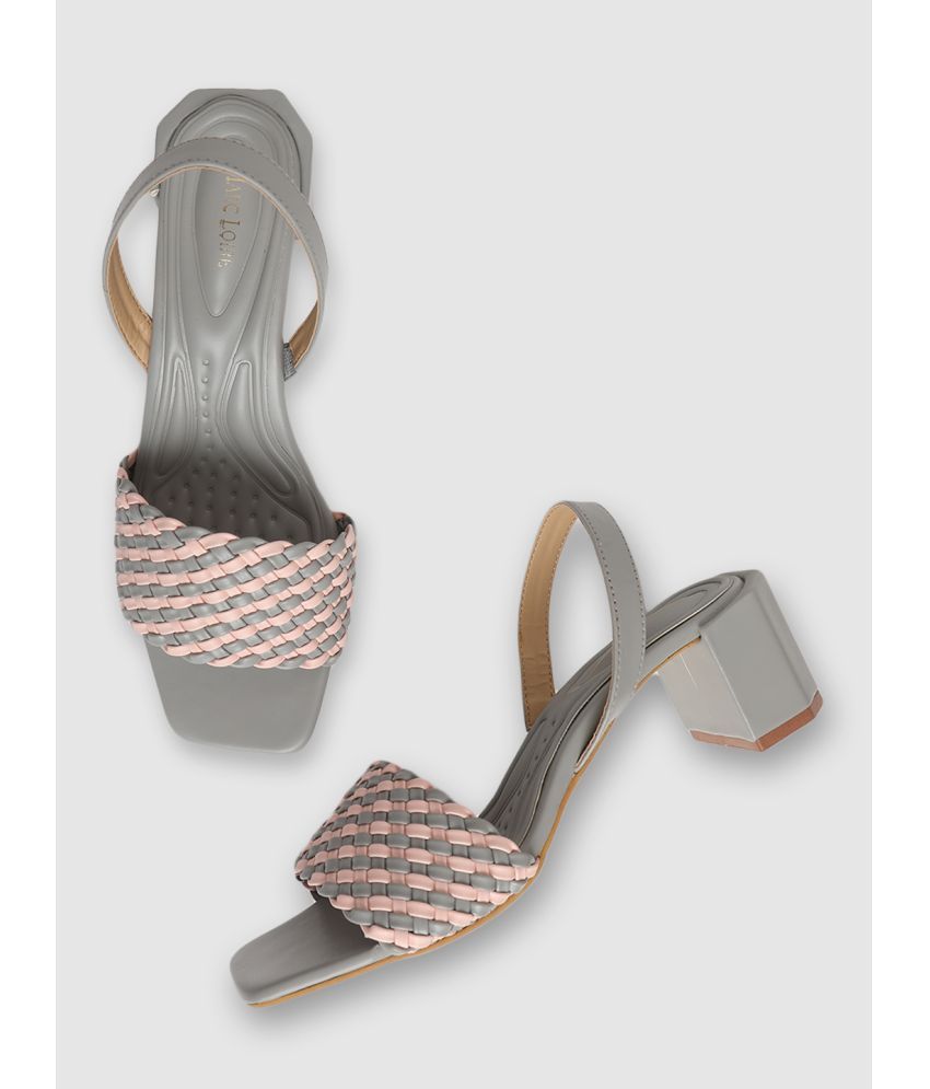     			MARC LOIRE - Gray Women's Sandal Heels