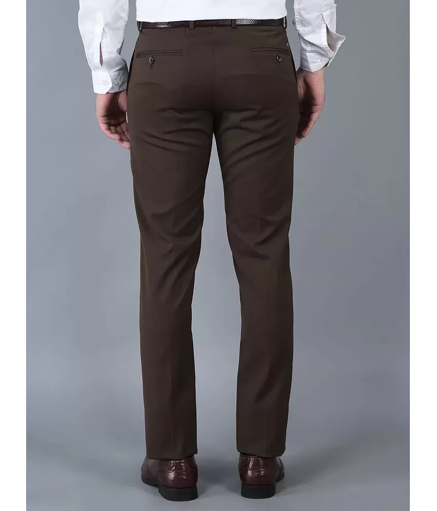 Buy Louis Philippe Brown Trousers Online  724019  Louis Philippe