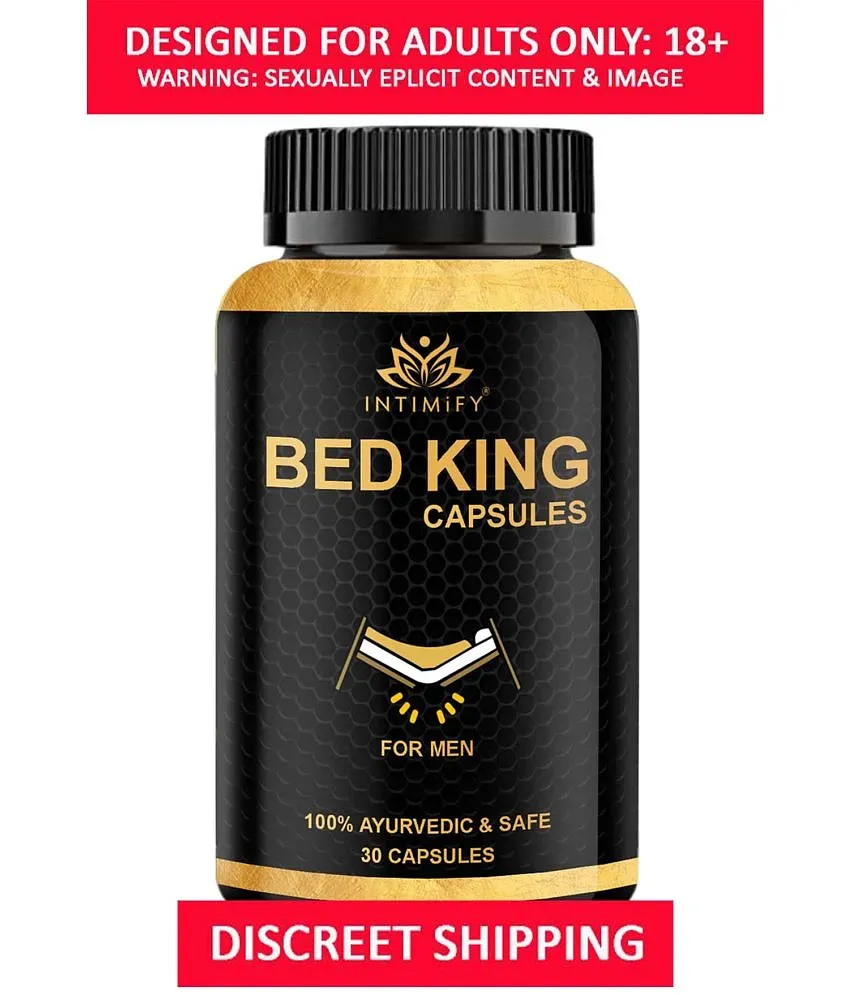 Intimify Bed King Capsules for Penis ENlargement, Sex Power, Sex Stamina,  sex lubricant, sexual wellness men, ling mota lamba capsule, ling bada  karne capsule, shilajeet, hammer of thor capsule, hammer thor, sexual