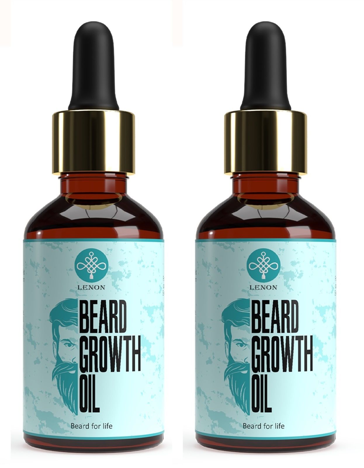     			Lenon - Promotes Beard Growth Beard Oil ( Pack of 2 )