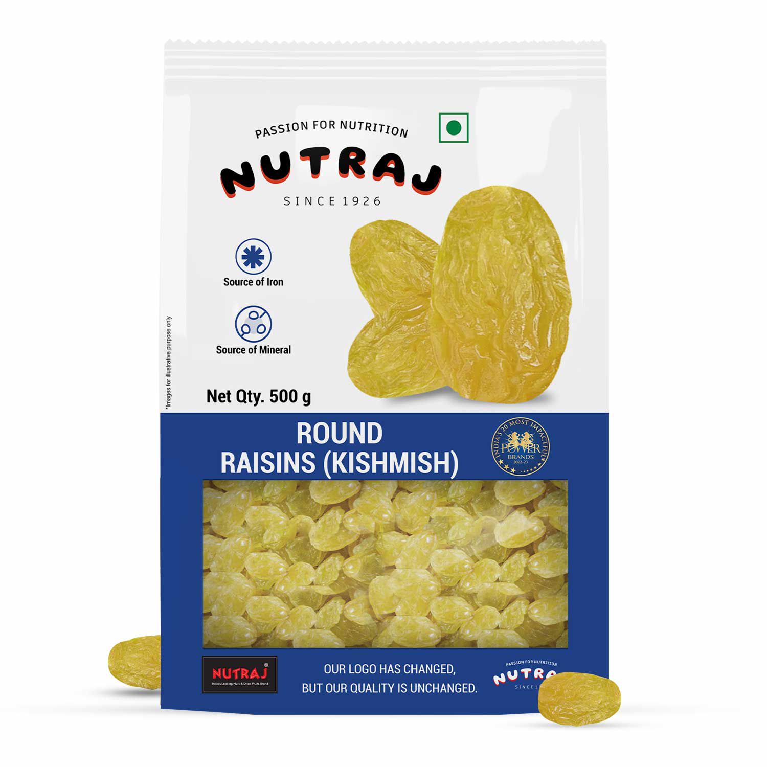     			Nutraj Round Raisins 500g, Kishmish 500g