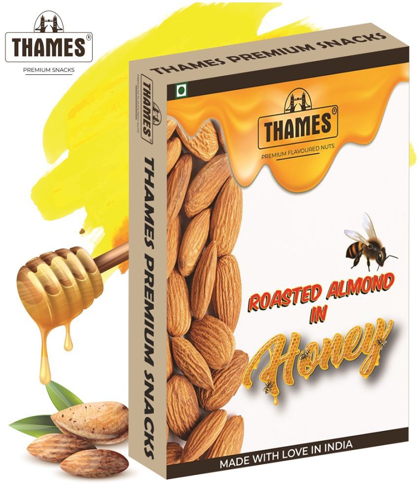     			Thames Roasted Almond Honey Flavoured | Premium California Dried Almonds 200 Gms | Premium Badam Giri | High in Fiber & Boost Immunity | Real Nuts | Gluten Free …
