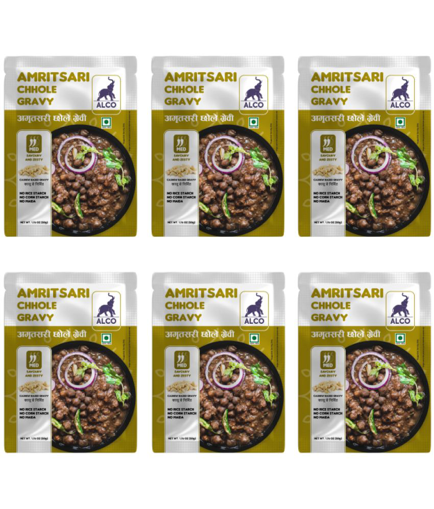     			Alco Spices Amritsari Chickpeas Gravy : Natural & Fresh Instant Gravy ( 6 x 50gm) 300 gm