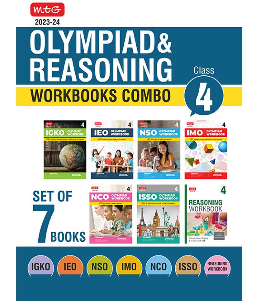     			Class 4: Work Book and Reasoning Book Combo for NSO-IMO-IEO-NCO-IGKO-ISSO