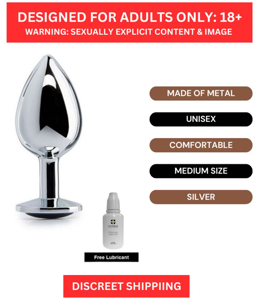 Cute Metal Diamond Butt Plug Anall Plug Bead Prostate Massage Sex Toys for Women Men
