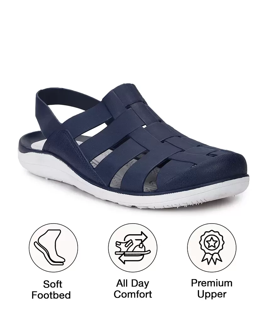 GOGH MOC Mens Adjustable Water-Resistant Back-Strap Sandals