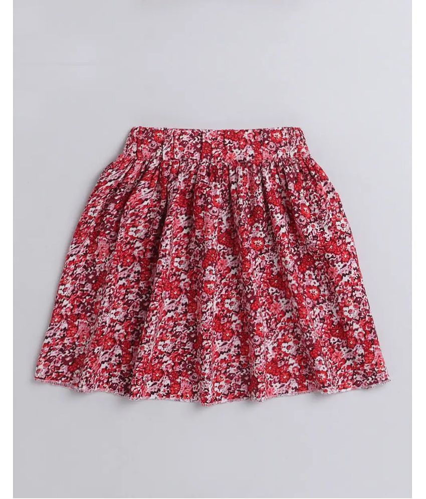 Premium Men Addyvero - Multicolor Polyester Girls A-Line Skirt ( Pack of 1 ) - None 2025 at Shop