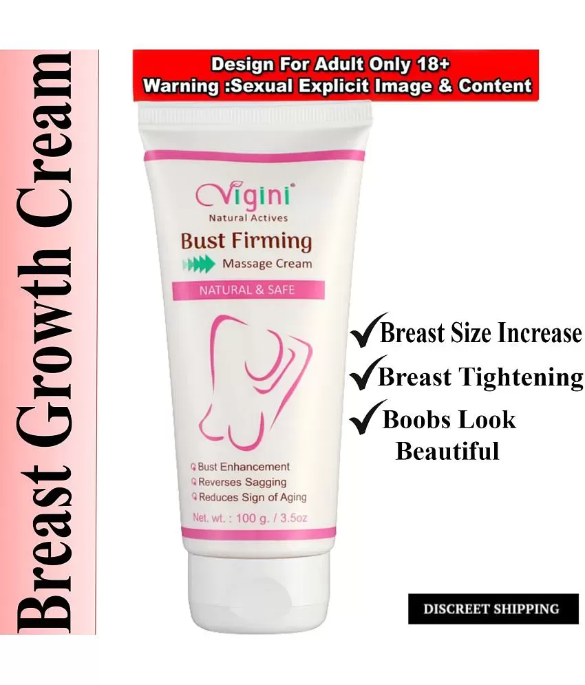 Vigini Breast Bust Body Boobs Size Increase Full 36 Firming Massage Oil  Cream 100ml + 30 Caps.