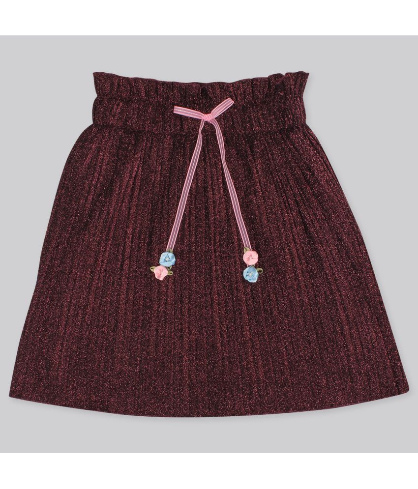     			Cutecumber - Maroon Polyester Girls A-Line Skirt ( Pack of 1 )