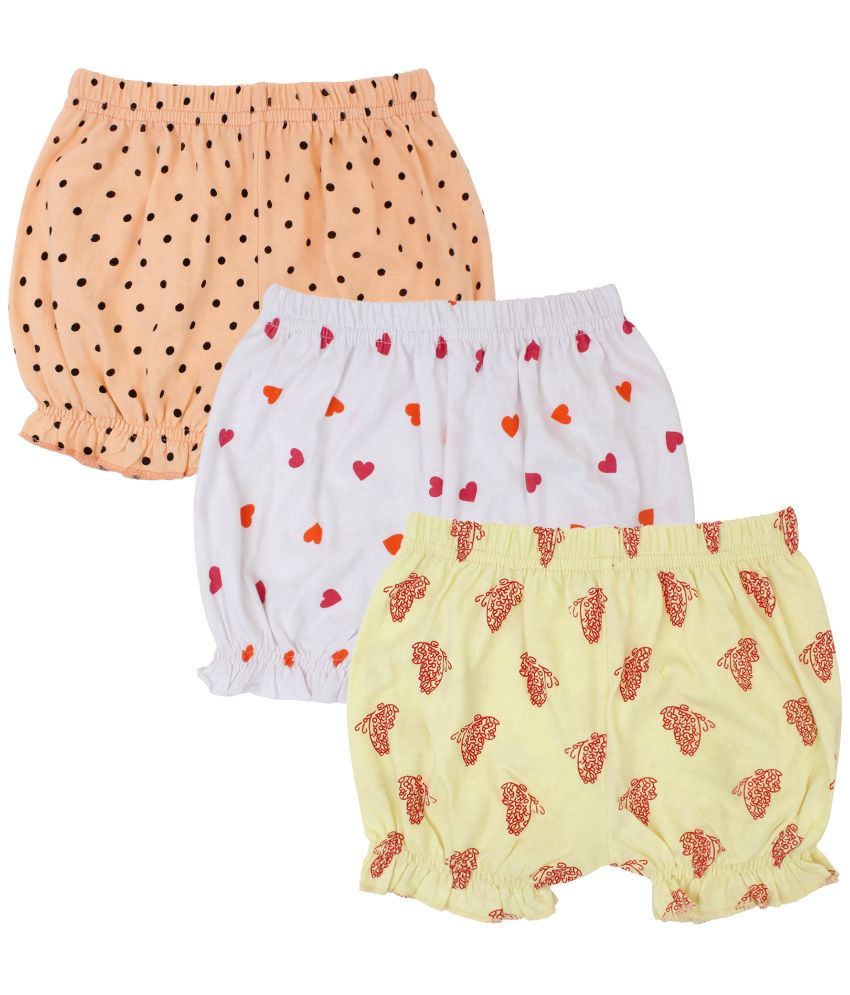     			Diaz - Multicolor Cotton Girls Hot Pants ( Pack of 3 )