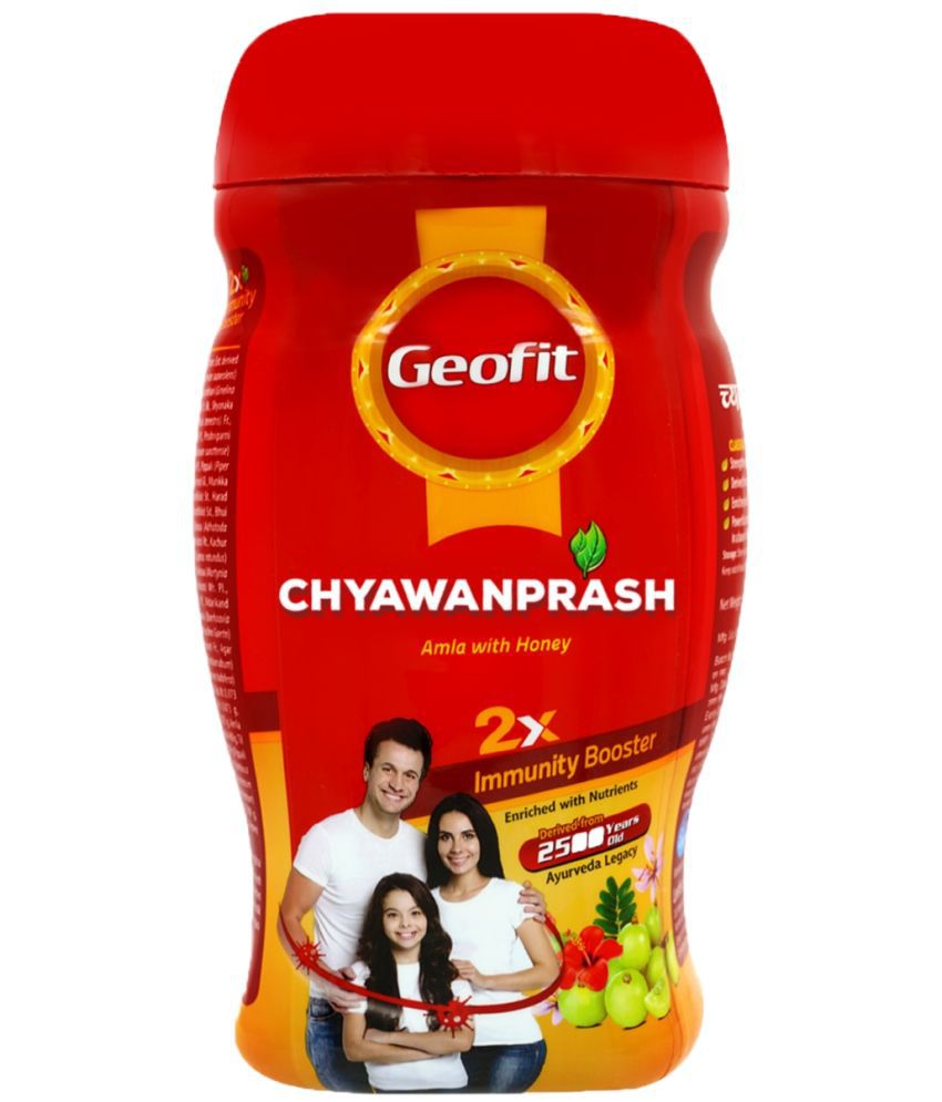     			GEOFIT Ayurvedic Chyawanprash, Enriched with Nutrients-Amla & Honey| Helps to Boost Immunity, 1kg