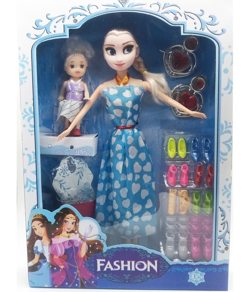     			Fratelli FROZEN Doll Assorted colors ,Beautiful Moveable Arms & Legs Doll