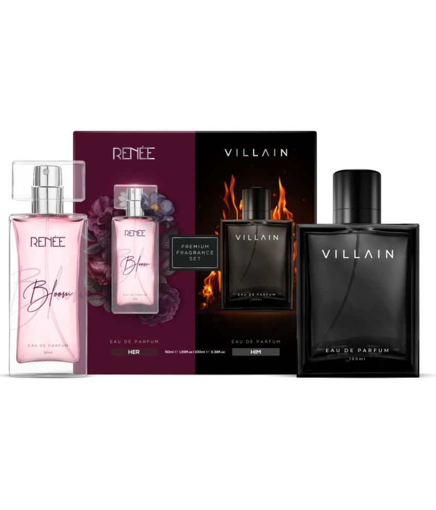     			RENEE x VILLAIN Eau De Parfum Premium Fragrance Set, Bloom 50ml & Classic 100ml
