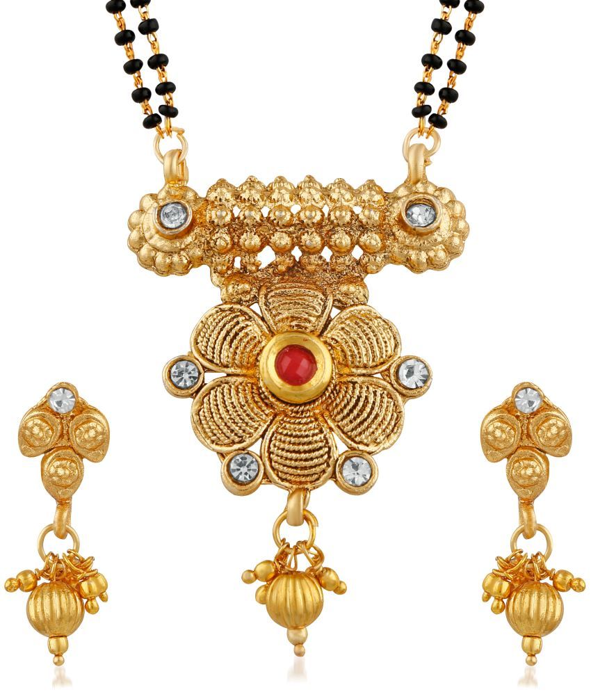     			Sukkhi - Multi Color Mangalsutra Set ( Pack of 3 )