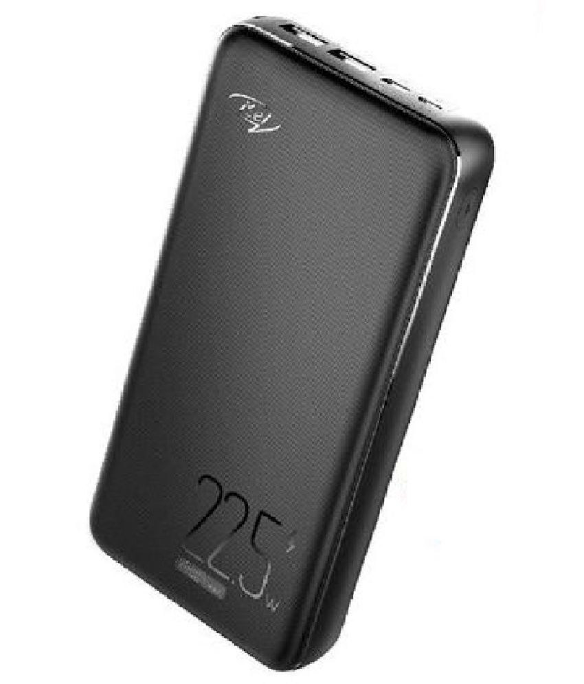     			Itel Power Go Star 200 PB-20000 mah  (22.5 W) Fast Charging  Lithium_Polymer with Torch and Free Micro USB Cable (Black) Compatible with Mobile/Tablets