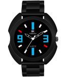 IIK COLLECTION - Black Stainless Steel Analog Men's Watch