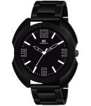 IIK COLLECTION - Black Stainless Steel Analog Men's Watch