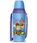 Milton STEEL SWIFT 600 Blue Plastic School Water Bottle 520 mL ( Set of 1 )