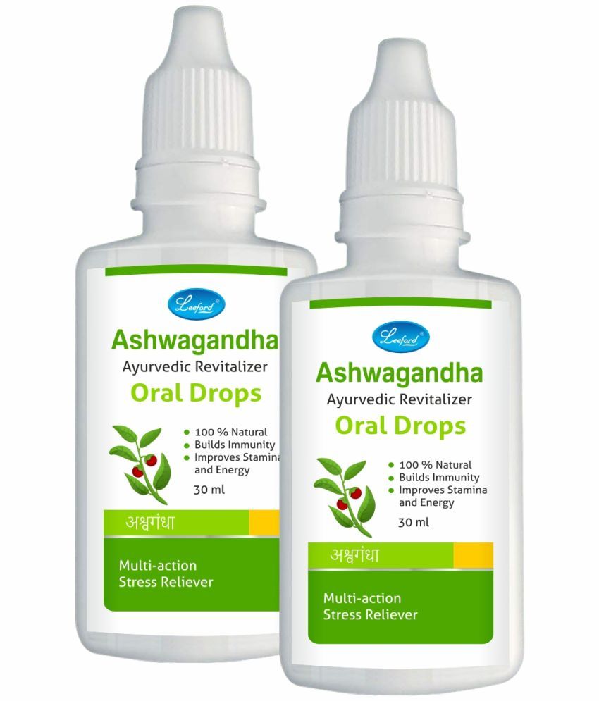     			Leeford Ashwagandha Ayurvedic Drops 30 ml Pack of 2