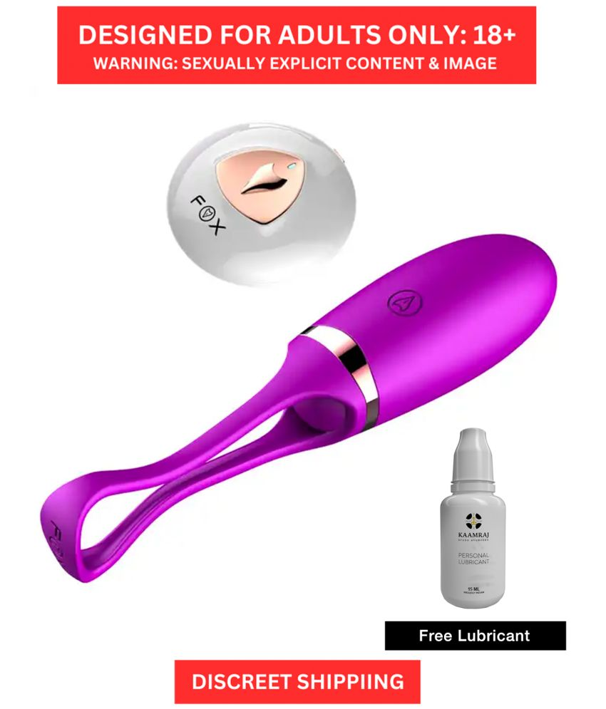     			Multicolor Body Safe Remote Control Vibrator with 5 Inch Insertable Length Multi Speed  FOX Vaginal Dildo by Naughty Nights