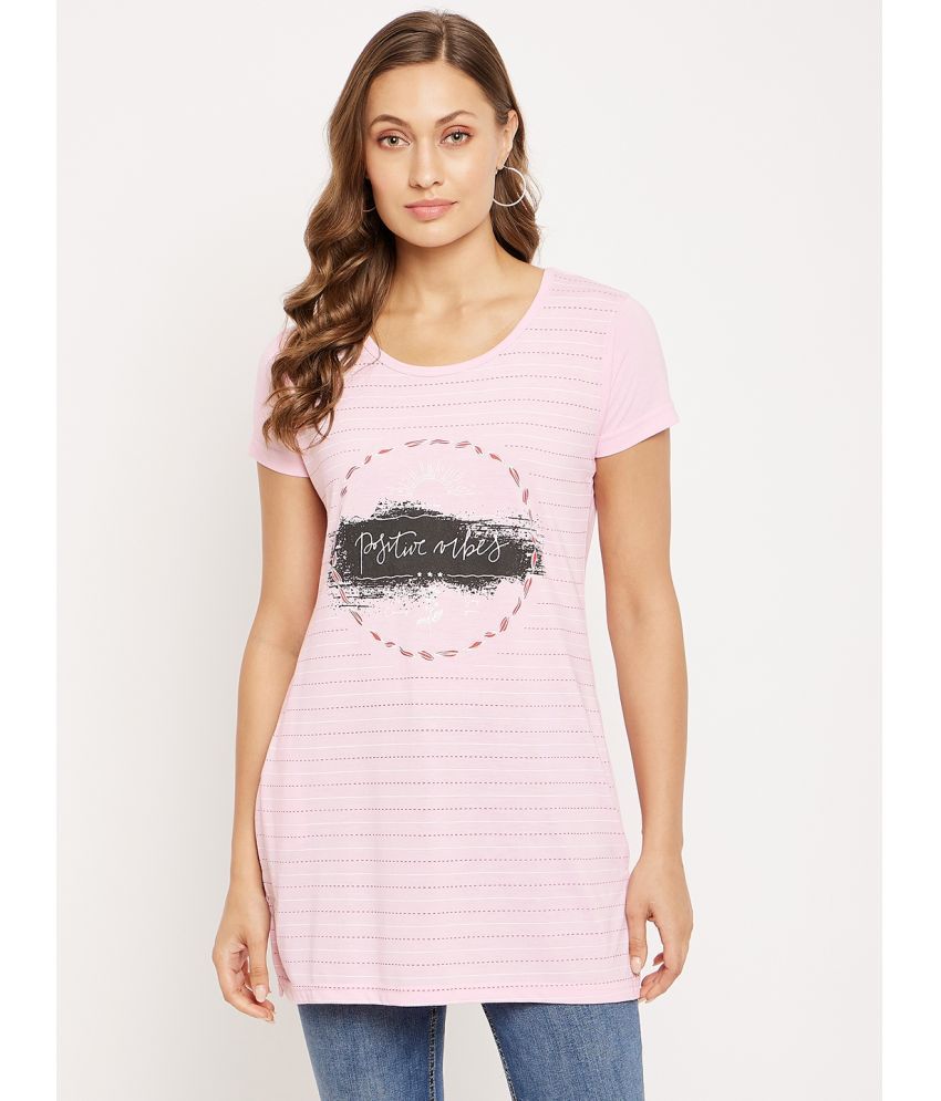     			VERO AMORE - Pink Cotton Blend Regular Fit Women's T-Shirt ( Pack of 1 )