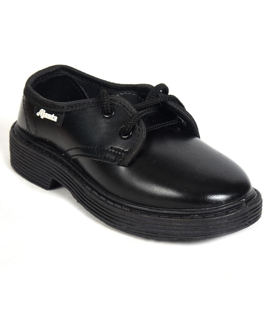 Ajanta - Black Boy's School Shoes ( 1 Pair )