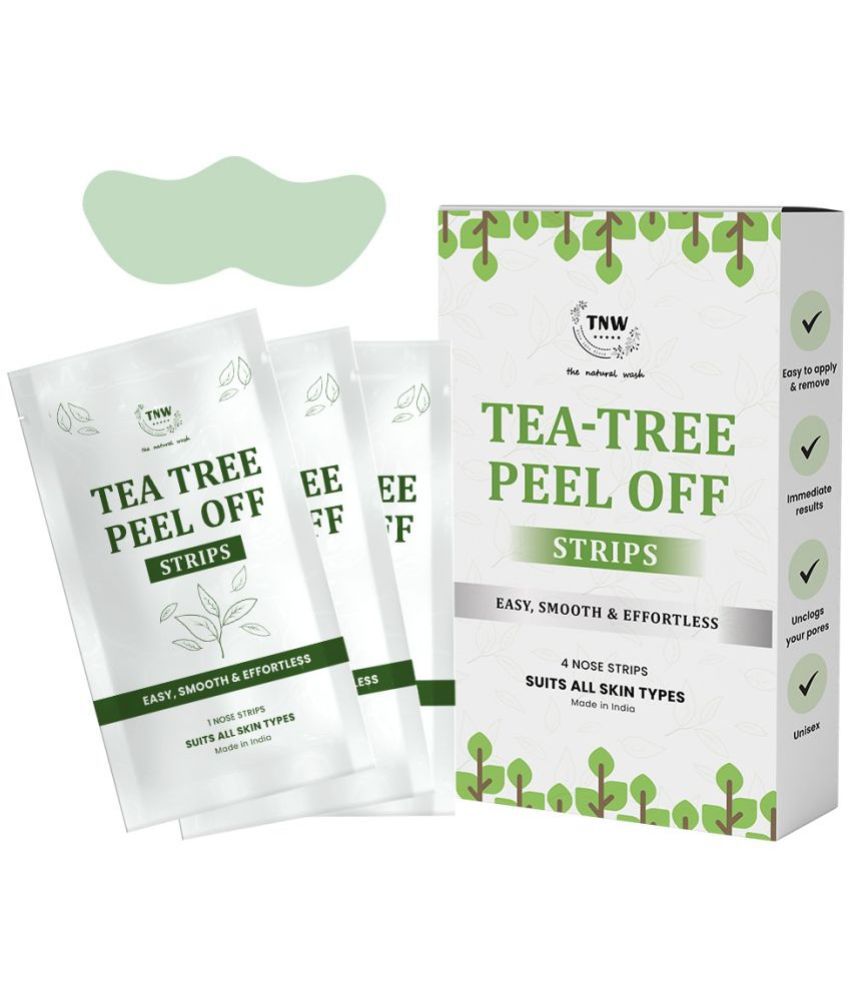     			TNW- The Natural Wash Tea Tree Peel Off Strips for Whiteheads and Blackheads, 4 strips