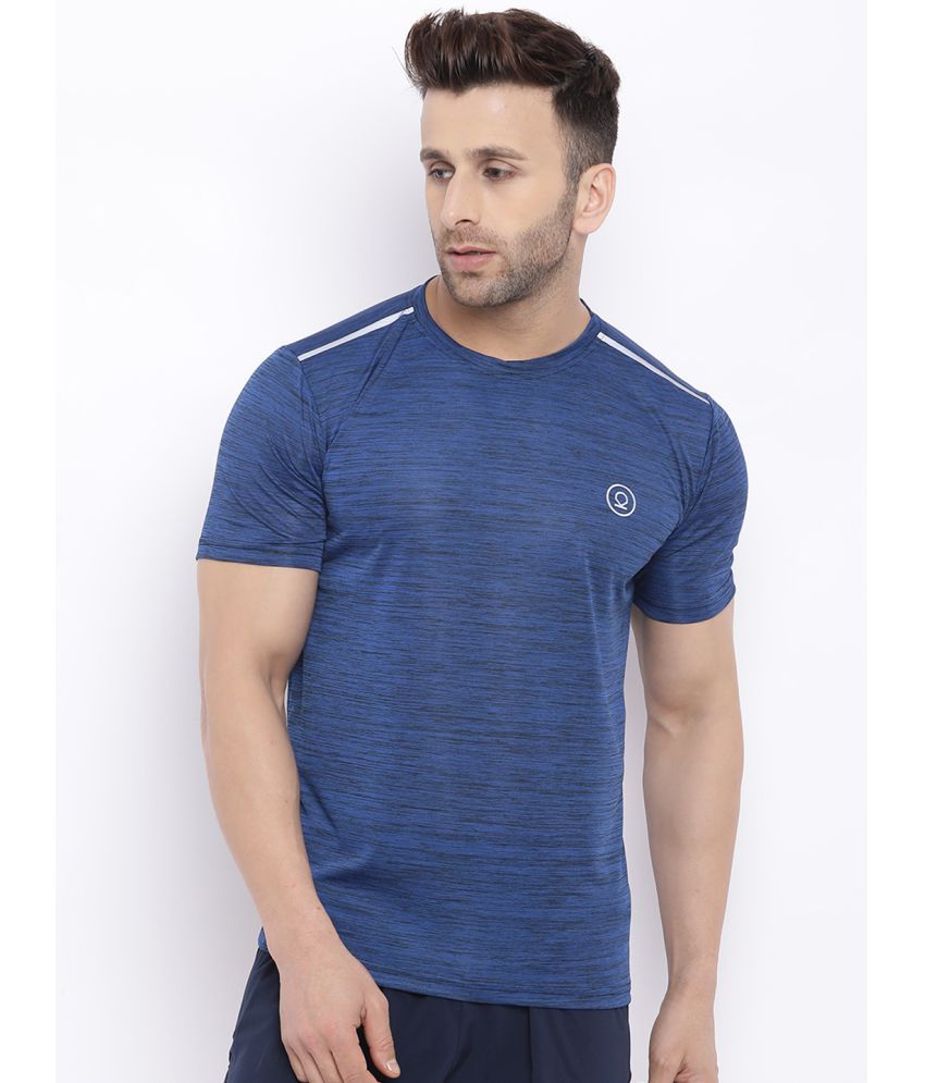     			Chkokko - Blue Polyester Regular Fit Men's Sports T-Shirt ( Pack of 1 )