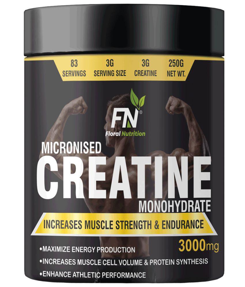     			Floral Nutrition Creatine monohydrate Micronized 3000mg 250 gm