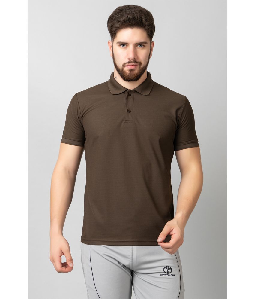     			Driftmark - Dark Green Polyester Regular Fit Men's Sports Polo T-Shirt ( Pack of 1 )