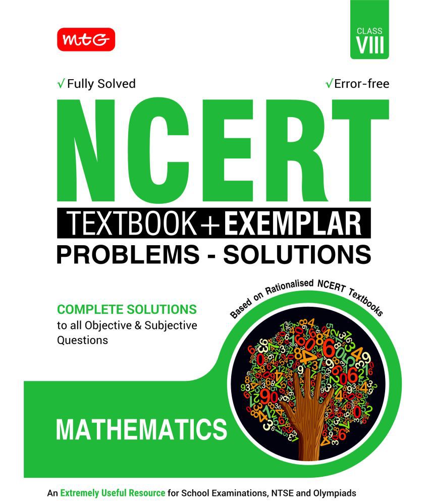     			NCERT Textbook + Exemplar Problem Solutions Mathematics Class 8