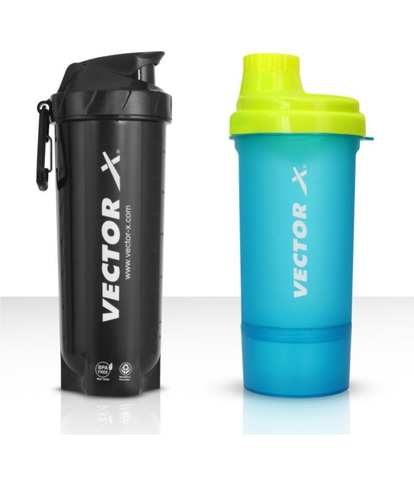     			Vector X - Plastic Blue 750 mL Sipper,Shaker ( Pack of 3 )