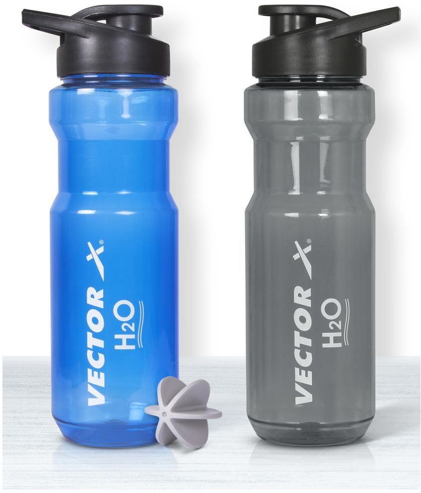     			Vector X - Plastic Multicolor 750 mL Sipper ( Pack of 2 )