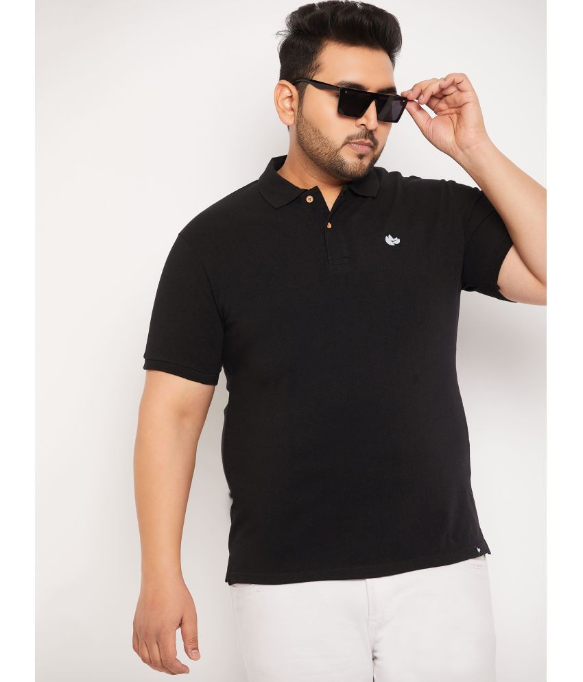     			NUEARTH - Black Cotton Blend Regular Fit Men's Polo T Shirt ( Pack of 1 )