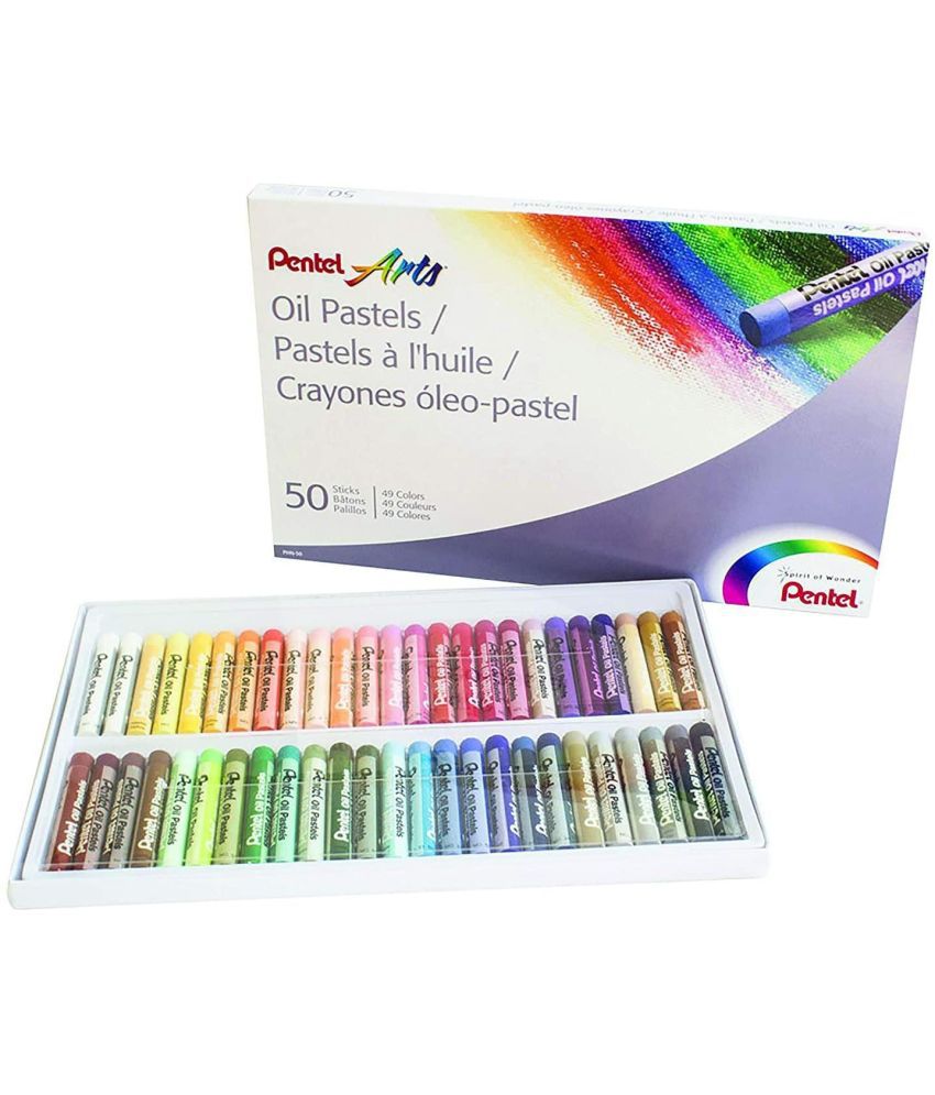     			Pentel Phn-50 Oil Pastels (Set Of 1, Multicolor)
