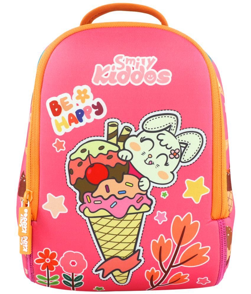     			Smily  kiddos 15 Ltrs Pink Polyester College Bag