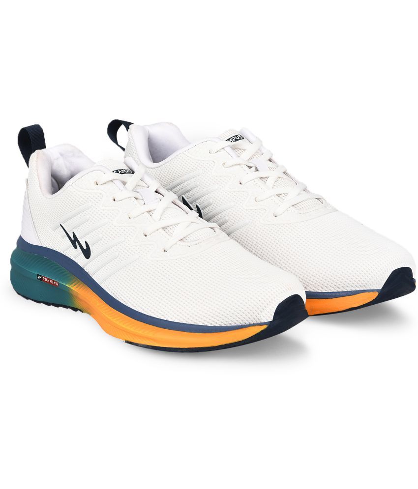     			Campus - CAMP-MIRACLE White Men's Sports Running Shoes