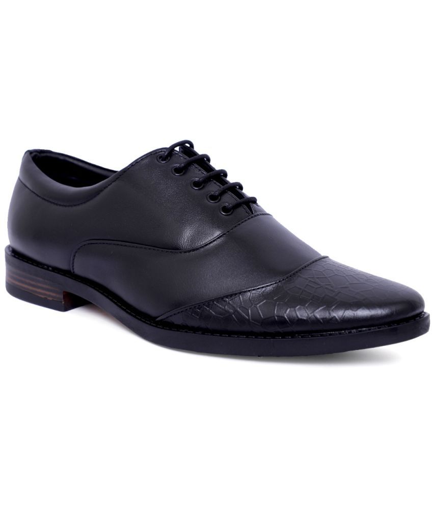     			Fashion Victim - Black Men's Saddles Formal Shoes