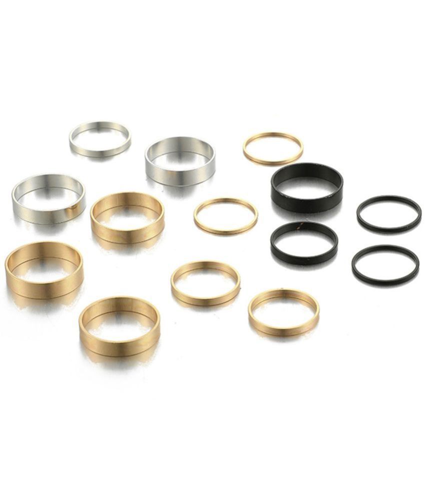     			Scintillare by Sukkhi - Multicolour Rings ( Pack of 14 )