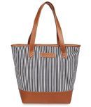 Lychee Bags Tote Bag Canvas Set of 1 ( Black )