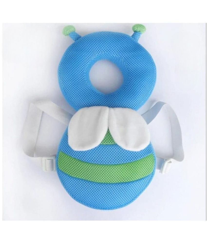     			AD TEX MART Blue Cotton - polyester Baby Helmet