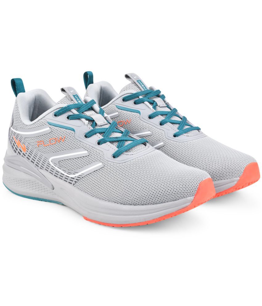     			Campus - FLOW PRO Light Grey Men's Sports Running Shoes