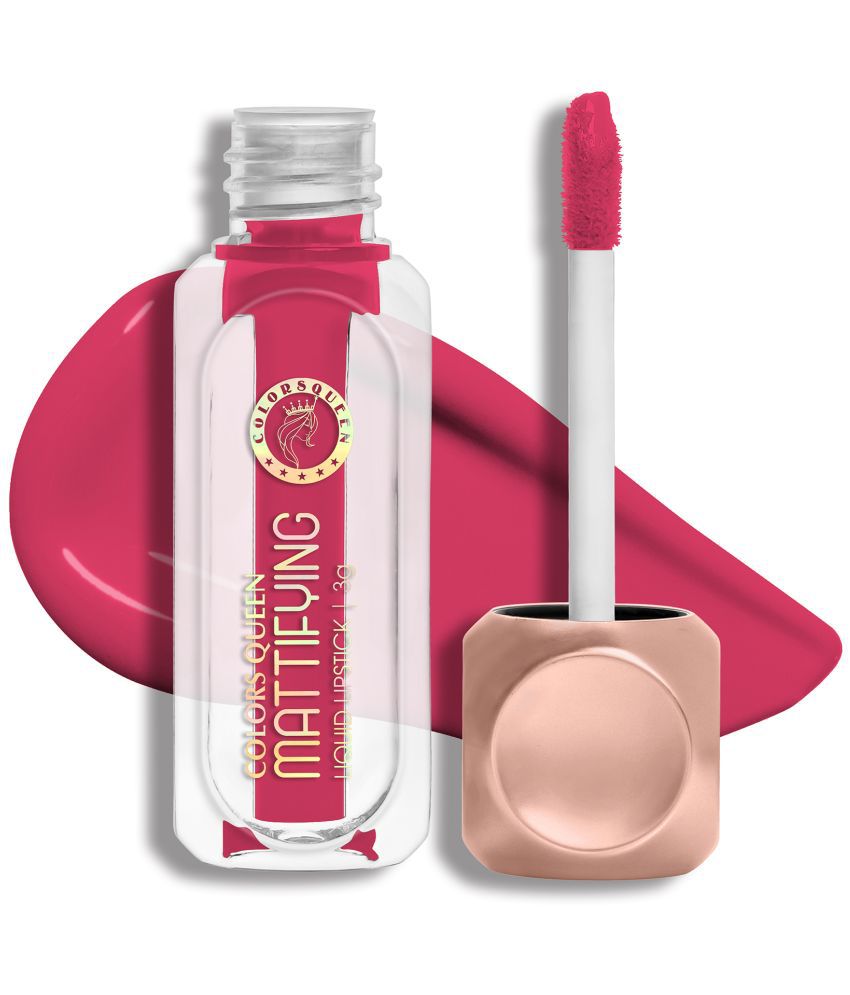     			Colors Queen - Raspberry Pink Matte Lipstick 3