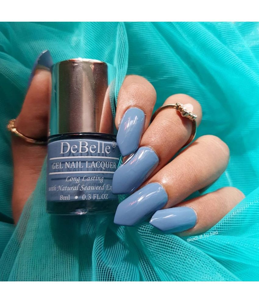     			DeBelle - Blue Glossy Nail Polish ( Pack of 1 )