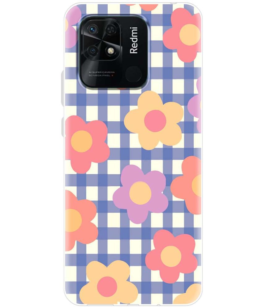 Fashionury - Multicolor Printed Back Cover Silicon Compatible For Xiaomi Redmi 10 ( Pack of 1 )